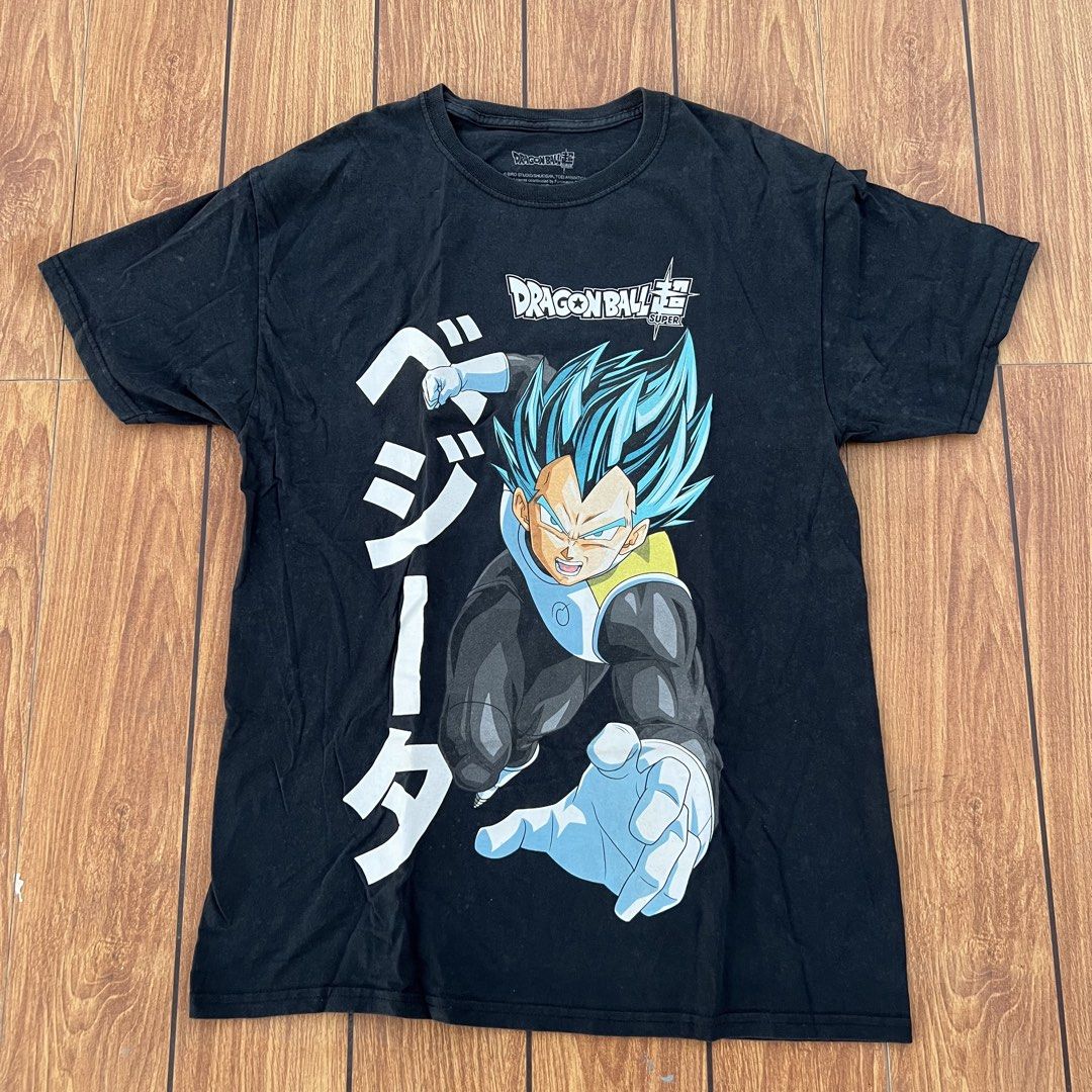 DragonBall Super Vegeta (Category: Tshirts & Polo Shirts ) located in Cebu City. Submitted by luckyyfindss (Listing ID 1430579224, Image 1). Description: DragonBall Z Super Vegeta Medium on tag Waist: 20 Length: 28 - Still in great condition no issues (need wash).