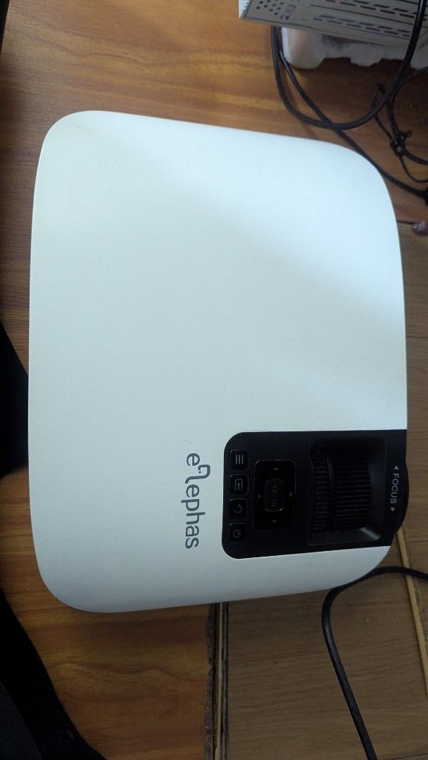 Elephas Projector (Category: Projectors) located in Singapore. Submitted by shaherfi (Listing ID 1430439591, Image 1). Description: Elephas projector. used a few times still working well. requires American outlet adapter..