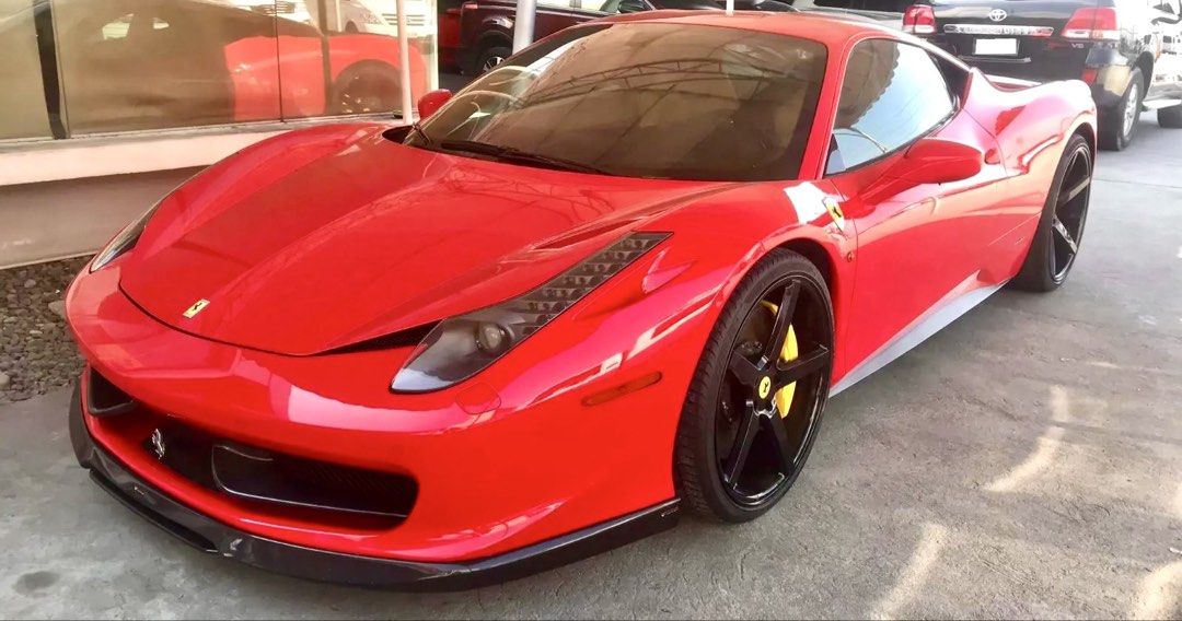 Ferrari 458 4.5 Italia (A) (Category: Used Cars) located in Manila. Submitted by anything4less (Listing ID 1430509744, Image 2). Description: Ito na lang. Kahit mahirap rin bitawan. Kaso yung Porsche na lang for keeps. Sa mga nakakita nung Porsche GT3 RS 992 - Gen. Di ko na lang bibitawan yun. Nasa Pampanga ito brothers. Let me know if go kayo sa price. LP na sana. Thanks.