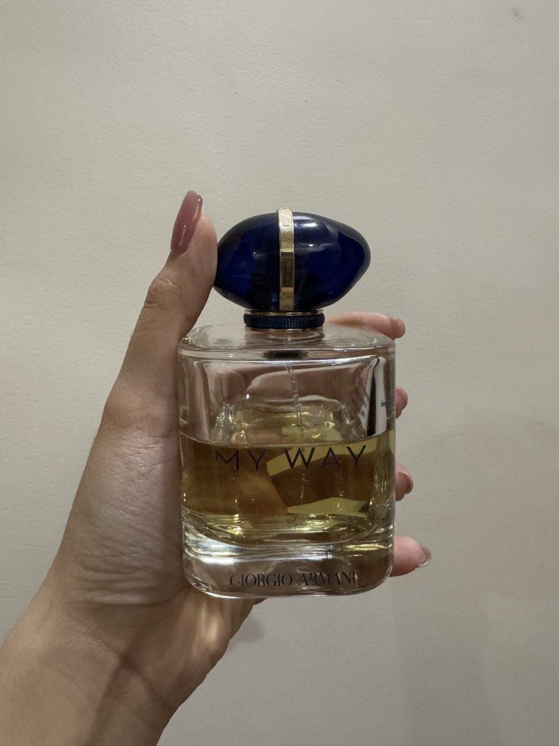 Giorgio Armani My Way Eau de Parfum (Category: Fragrance & Deodorants) located in Santo Tomas. Submitted by heyallysa (Listing ID 1430575339, Image 2). Description: Authentic Giorgio Armani My Way EDP 65/90ml No box. Tester bottle. Rfs: di na ginagamit.