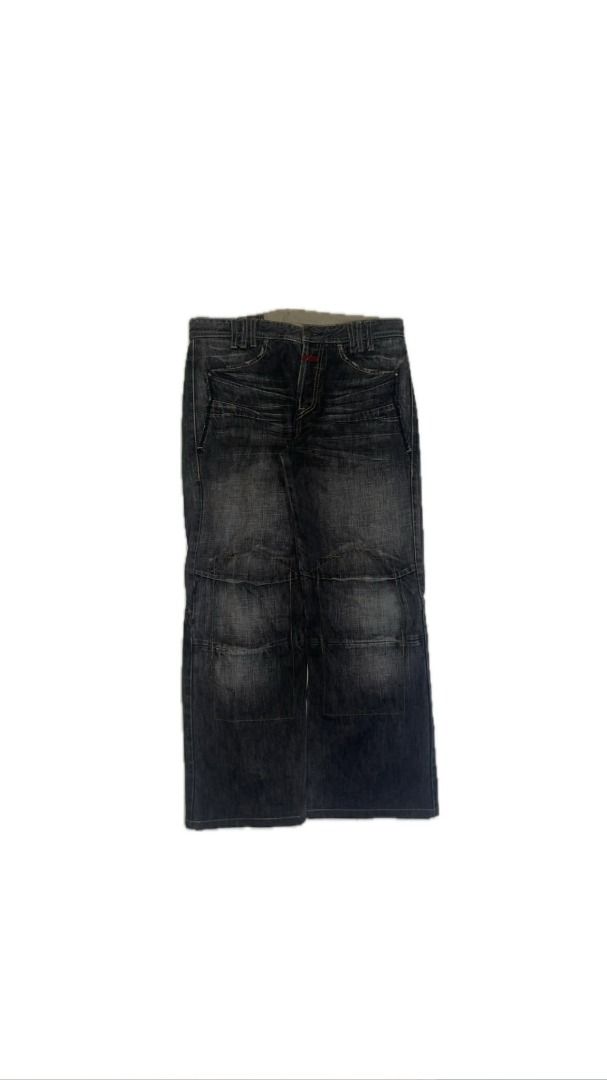 Grail Vintage Marithe Francois Girbaud (M+FG) black washed pants (Category: Jeans) located in Davao. Submitted by swagplug (Listing ID 1430470405, Image 3). Description: Rare find VIntage Baggy Marithe Francois Girbaud 34x40 Button Fly Hard and Crispy Denim Pants Excellent Condition and no issue message me for more details JNCO, rocawear, sean john, phat farm, Y2k.