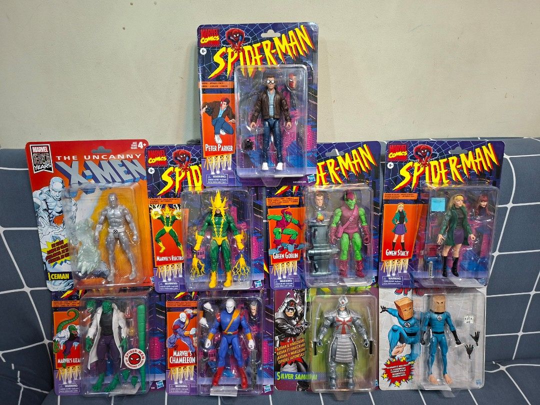 Green goblin iceman Peter parker electro (Category: Figurines & Statues) located in Mandaluyong City. Submitted by elitecollections (Listing ID 1279024219, Image 1). Description: for sale brand new sealed unopened Peter parker moc - 1,600 iceman moc - 1,600 electro moc - 1,600 green goblin moc - SOLD gwen stacy moc - 1,600 lizard moc - SOLD chameleon moc - 1,400 silver Samurai moc - 1,200 bagman Spiderman moc - SOLD Meetup: megamall , Shangri-la 