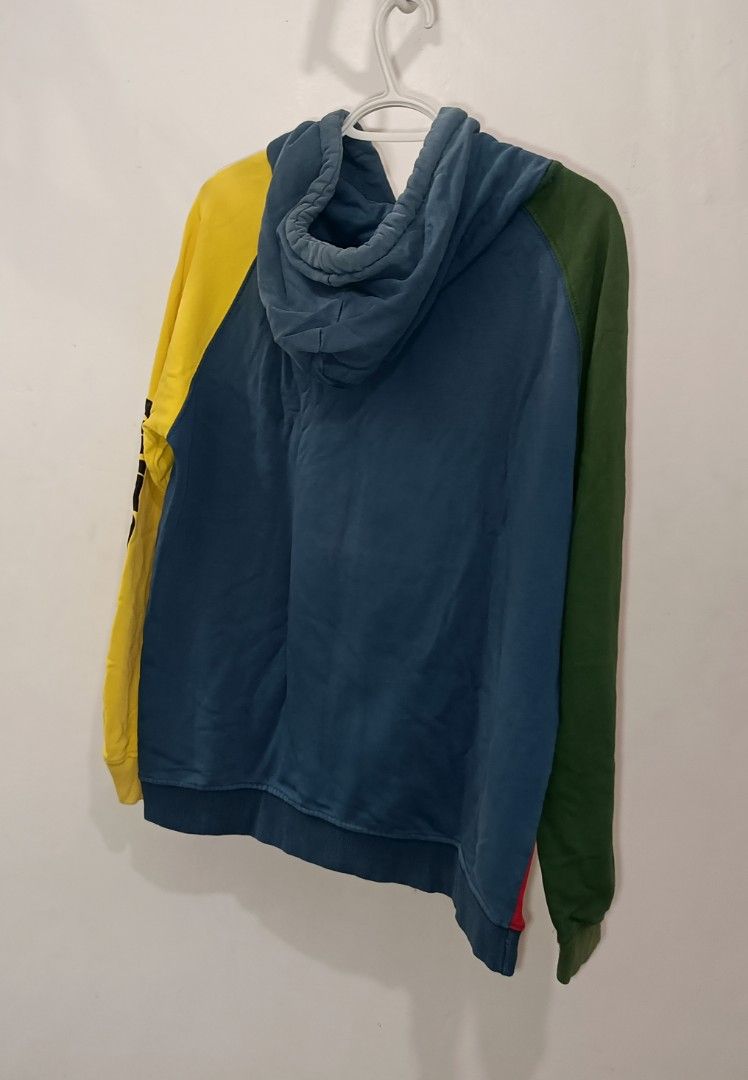 Hoodie (Category: Hoodies) located in Quezon City. Submitted by ejdeclutters (Listing ID 1430560676, Image 3). Description: Personal pre-loved hoodie Brand: AriaViga Best fits small frames (upto semi med for women) -Unique color-block design -"Colorblind" text design on the yellow sleeve see photos for details Item posted as is. In used condition. No refunds po. Location: Novaliches QC, near SM Fairview Delivery: Preferably weekends only. Can be 