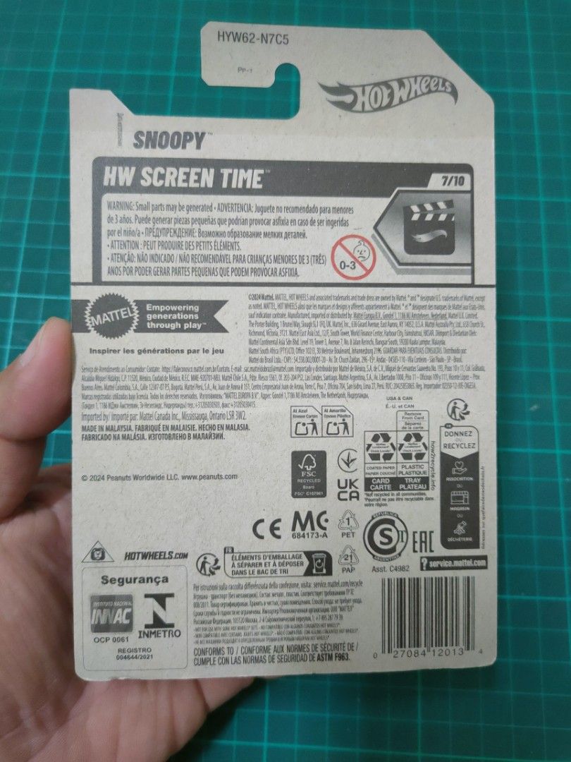 Hot Wheels Snoopy HW Screen Time, Hobbies & Toys, Toys & Games on Carousell