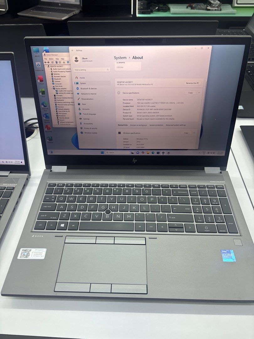 HP ZBook Fury 15.6 inch G8 Mobile Workstation Laptop