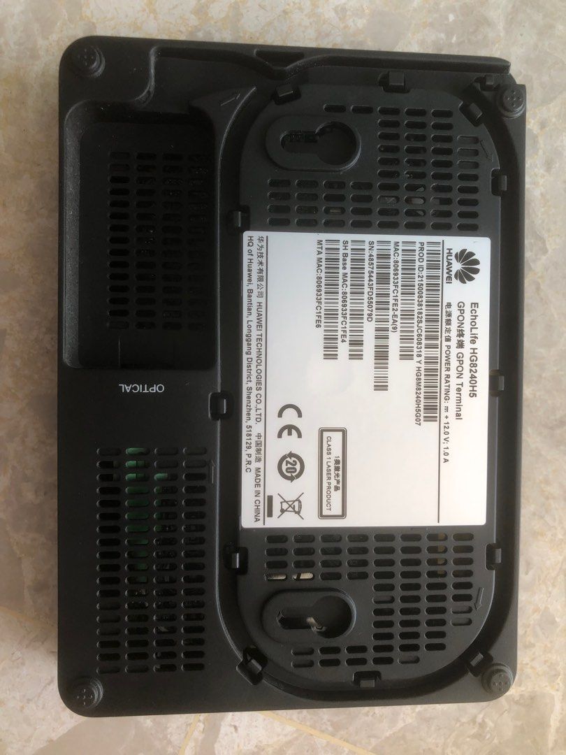 Huawei HG8240H5 GPON Router, Computers & Tech, Parts & Accessories ...