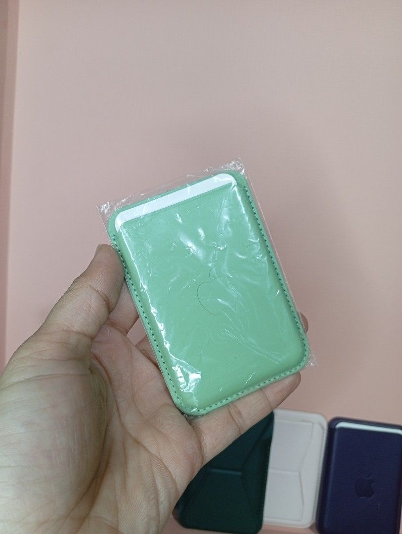 Iphone MagSafe (Category: Mounts & Holders) located in Makati City. Submitted by vians2002 (Listing ID 1430587535, Image 2). Description: Take all at 650!!! Key Features: 2-in-1 Design: It functions as a slim card holder that can store 2-3 cards and folds out into a multi-angle phone stand. MagSafe Compatible: It attaches via built-in magnets to the back of iPhone 12 through iPhone 16/17 models or compatible magnetic cases. Versatile Stand: The u