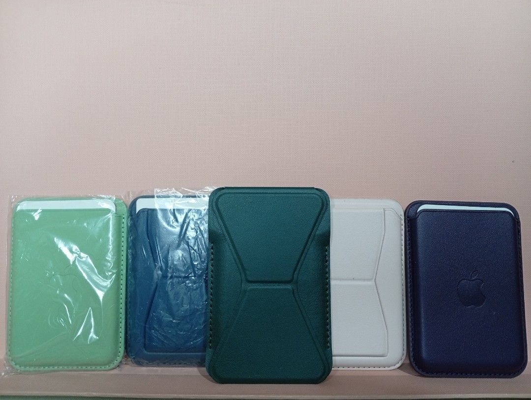 Iphone MagSafe (Category: Mounts & Holders) located in Makati City. Submitted by vians2002 (Listing ID 1430587535, Image 1). Description: Take all at 650!!! Key Features: 2-in-1 Design: It functions as a slim card holder that can store 2-3 cards and folds out into a multi-angle phone stand. MagSafe Compatible: It attaches via built-in magnets to the back of iPhone 12 through iPhone 16/17 models or compatible magnetic cases. Versatile Stand: The u