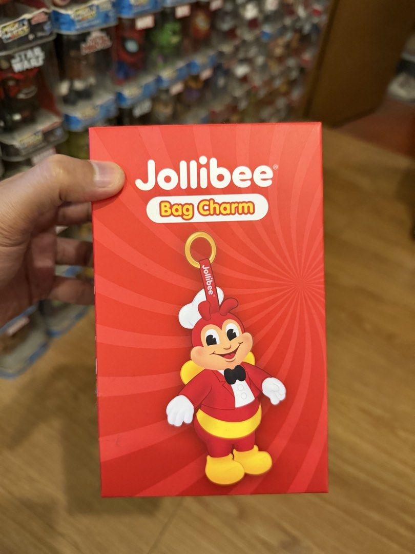 Jollibee Bag Charm (Category: Character Goods) located in Mandaluyong City. Submitted by wayby (Listing ID 1430536789, Image 1). Description: Sealed Boxed item.
