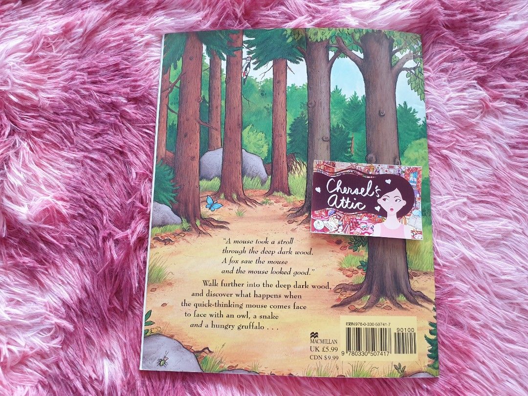 Julia Donaldson - The Gruffalo (Category: Children's Books) located in Los Banos. Submitted by cherselsattic (Listing ID 1430595961, Image 3). Description: Copy of "The Gruffalo" by Julia Donaldson and Axel Scheffler. The book features a colorful illustration of the Gruffalo and the mouse. Perfect for children who love reading and adventure stories. WHAT YOU SEE IS WHAT YOU GET 💳 Payment: BDO / BPI / GCash 🚚 Delivery: J&T Express, Lalamove (Sor