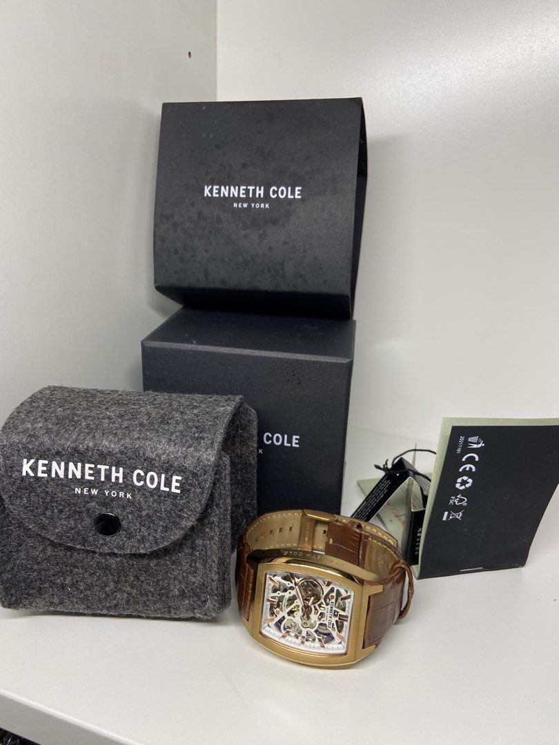kenneth cole automatic watch (Category: Luxury Watches) located in General Trias. Submitted by iiamjh (Listing ID 1430526806, Image 1). Description: ⌚ FOR SALE: KENNETH COLE NEW YORK 💰 Price: ₱7,500.00 (Negotiable) 📍 Location: Cavite Details: • Brand: Kenneth Cole New York • Model: KCWGX0063802MNW • Movement: Automatic • Condition: 8.0/10 • Inclusions: Watch, and Original Box ‼️Note: This is a preloved watch, so please expect minor signs of use