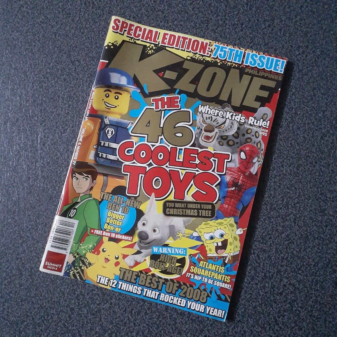 K-zone magazine December 2008 (Category: Magazines) located in Malolos. Submitted by ktyshiicart (Listing ID 1430559499, Image 1). Description: - without foldabots - 350 + shipping fee.