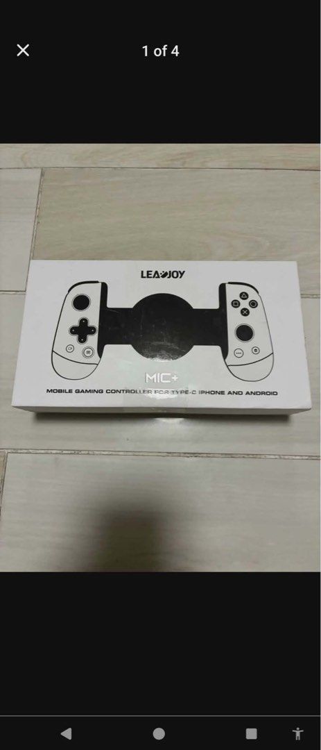 LeaJoy MIC+ Mobile Gaming Controller (Category: Controllers) located in General Mariano Alvarez. Submitted by lucian91 (Listing ID 1430549419, Image 1). Description: - LeaJoy MIC+ Mobile Gaming Controller - Compatible with iPhone and Android devices - Sleek and ergonomic design.