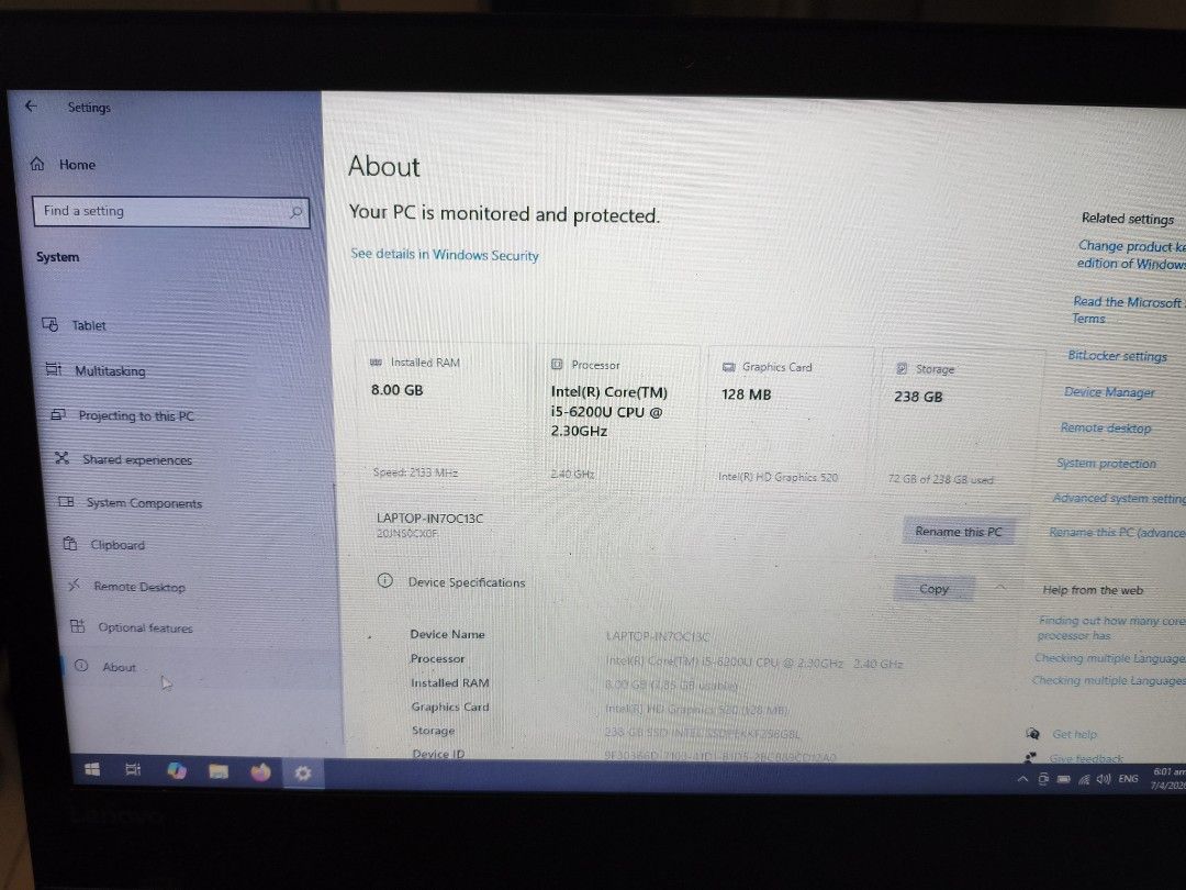 Lenovo ThinkPad T470 Laptop420579259617781761