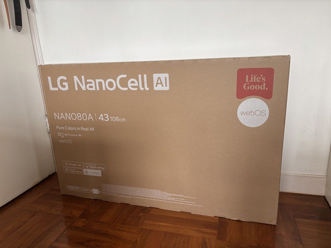 LG NanoCell AI 4K Smart TV 43 inch, 家庭電器, 電視 & 其他娛樂, 電視 - Carousell