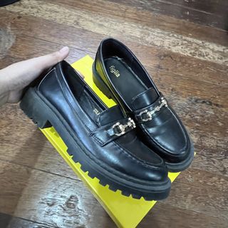 DAKS London Black Leather Lace-up Women's Loafers (Made in Italy) (23 ...