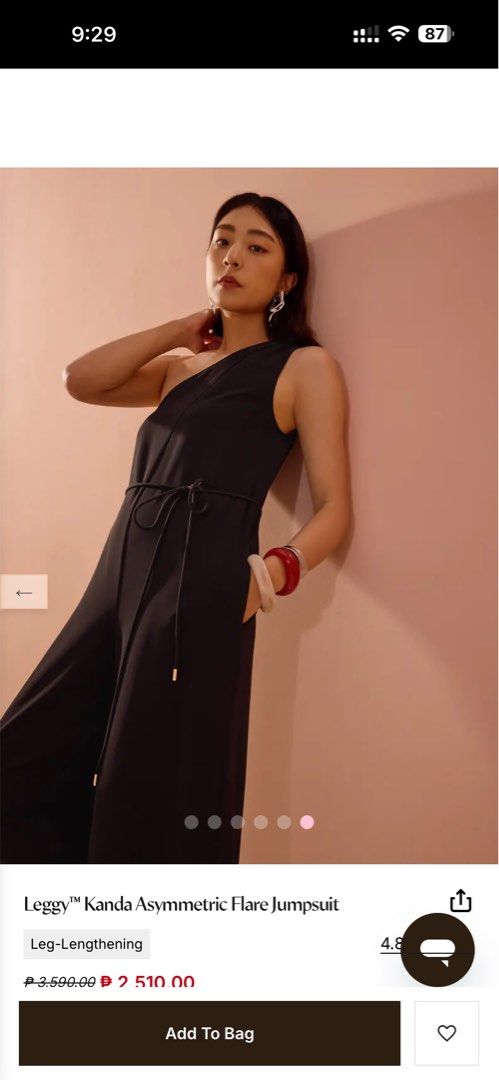 Love Bonito Asymmetrical Jumpsuit (Category: Jumpsuits) located in Quezon City. Submitted by konmarime (Listing ID 1430544778, Image 3). Description: Love Bonito Asymmetrical Jumpsuit Size S RFS: Too small. I thought material is stretchable but it’s not.