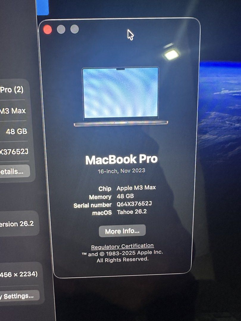 16” MacBook Pro M3 Max  2tb 40core