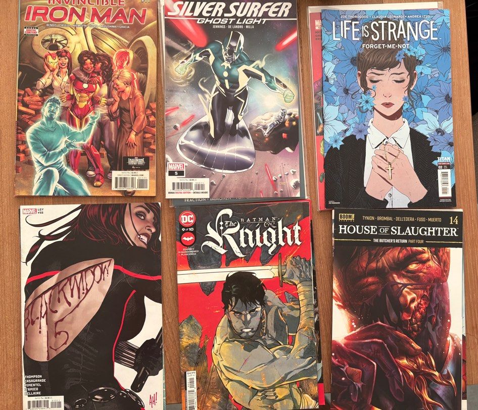 Marvel & DC Comics - Assorted Issues (Category: Comics & Manga) located in Singapore. Submitted by lim.zhengxun (Listing ID 1430516184, Image 2). Description: $5 each for all the books except the FCBD $1.50 each.