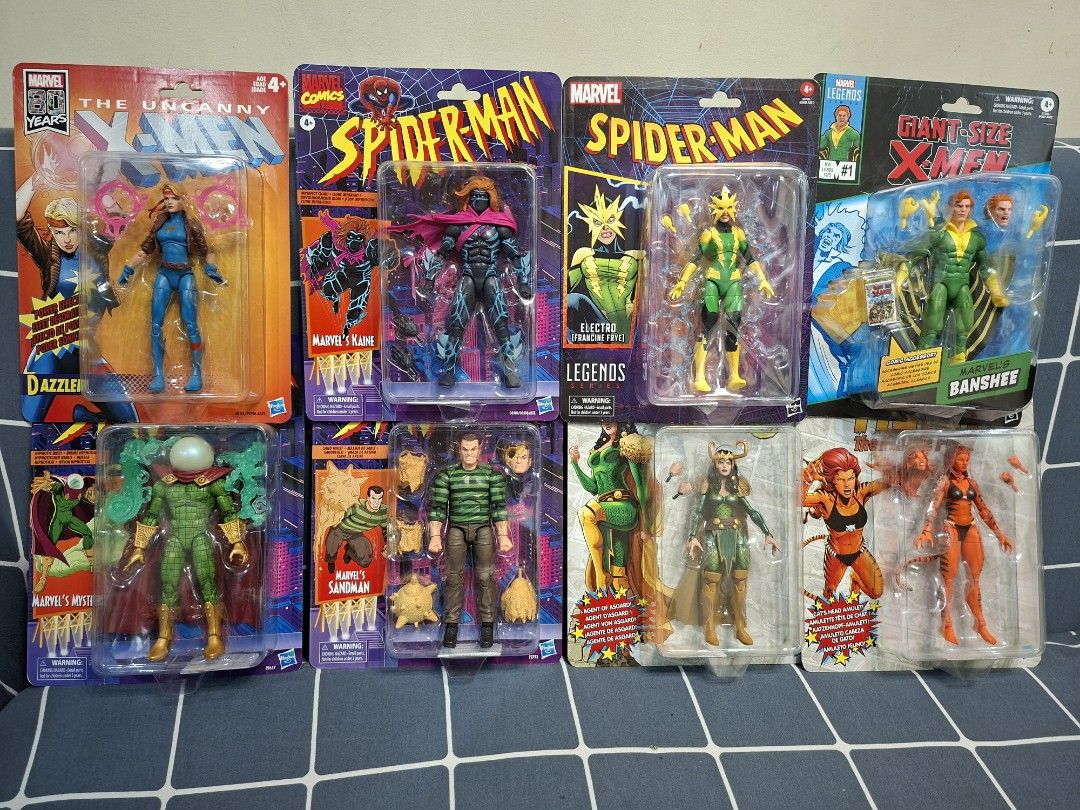 Marvel legends xmen banshee apocalypse sandman hulk (Category: Figurines & Statues) located in Mandaluyong City. Submitted by elitecollections (Listing ID 1228991704, Image 1). Description: for sale dazzler moc - SOLD kaine moc - 1,200 electro (francine frye) - 1,100 banshee moc - SOLD mysterio moc - SOLD sandman moc - SOLD laldy loki moc - SOLD tygra moc - 1,300 marvel's toxin misb - 1,800 maestro hulk misb - 1,500 apocalypse misb - 2,000 grey h