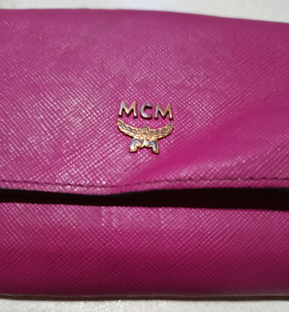 MCM Pink Wallet (Category: Luxury Bags & Wallets) located in Cagayan de Oro. Submitted by whattathrift (Listing ID 1430510027, Image 3). Description: vgood condition.