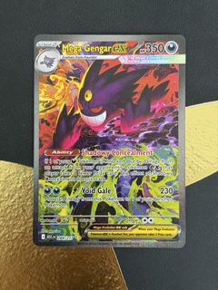 Pokemon TCG Mega Gengar EX Card, Hobbies & Toys, Toys & Games on Carousell