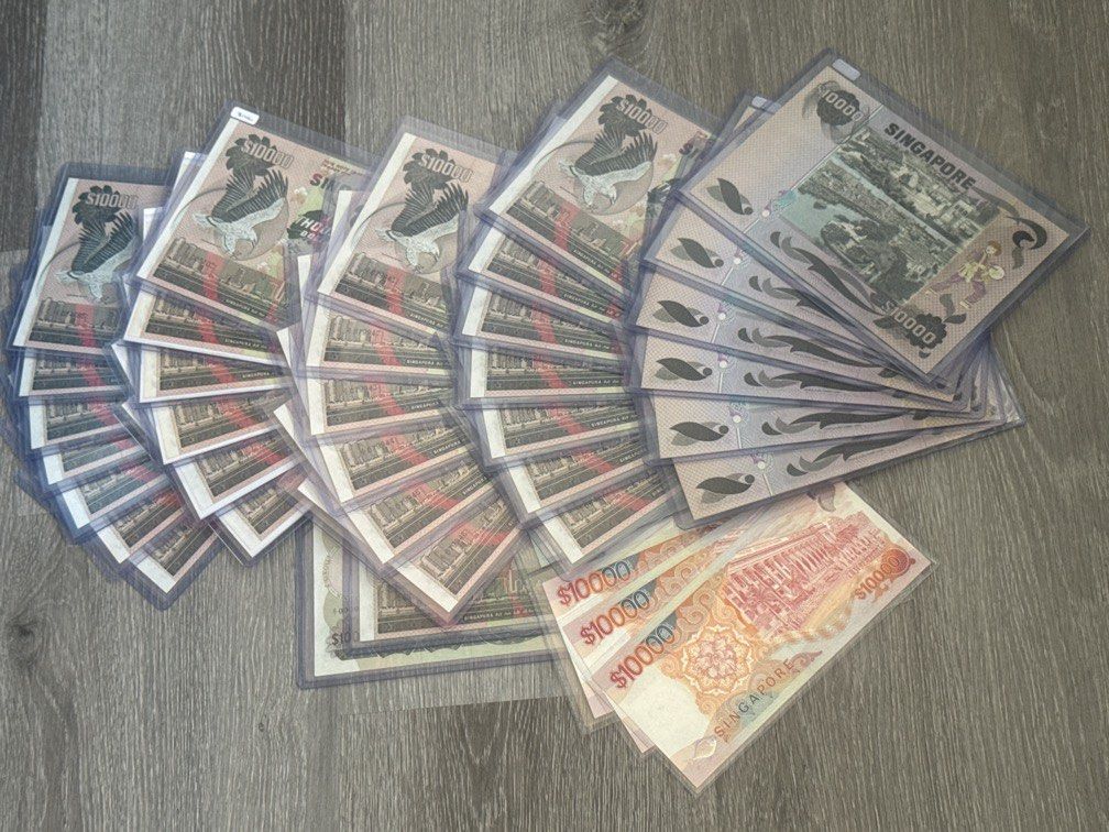 Tradable Numbers Most Popular / Tradable - Issued since 1967, Singapore $10000 ($10K ...