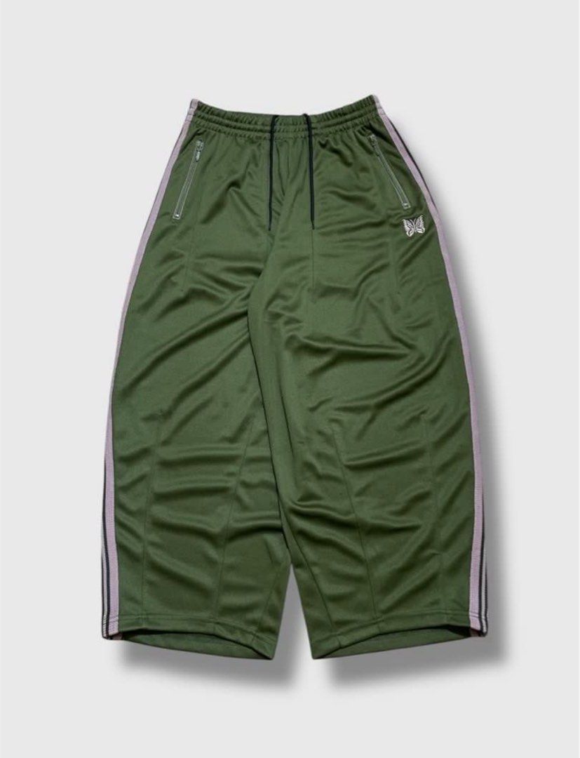 Needles Japan H.D Cut Track Pants (Category: Jeans) located in Subic. Submitted by kanyeah (Listing ID 1430581235, Image 2). Description: Waist: 30-36 Length: 38 Hem: 11.