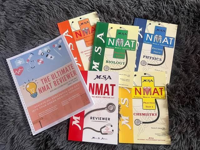 NMAT Reviewer Books (Category: Textbooks) located in Paranaque City. Submitted by cxjxsxnxh (Listing ID 1430452367, Image 1). Description: Selling my MSA NMAT reviewer book for only 600 take all Just add delivery fee. Message me if you have any questions.