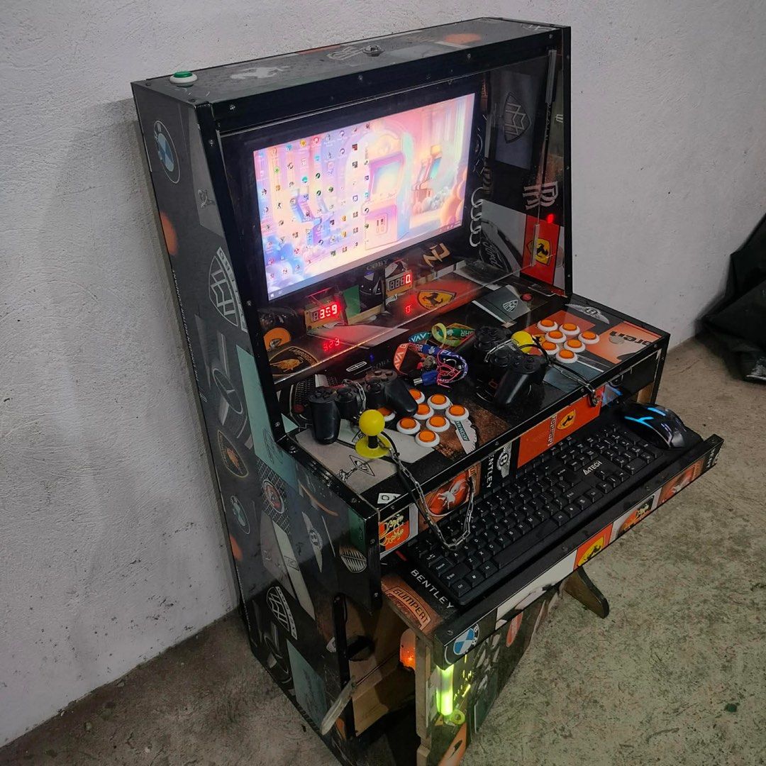 Pisonet Computer with controller and arcade games, Video Gaming, Gaming ...