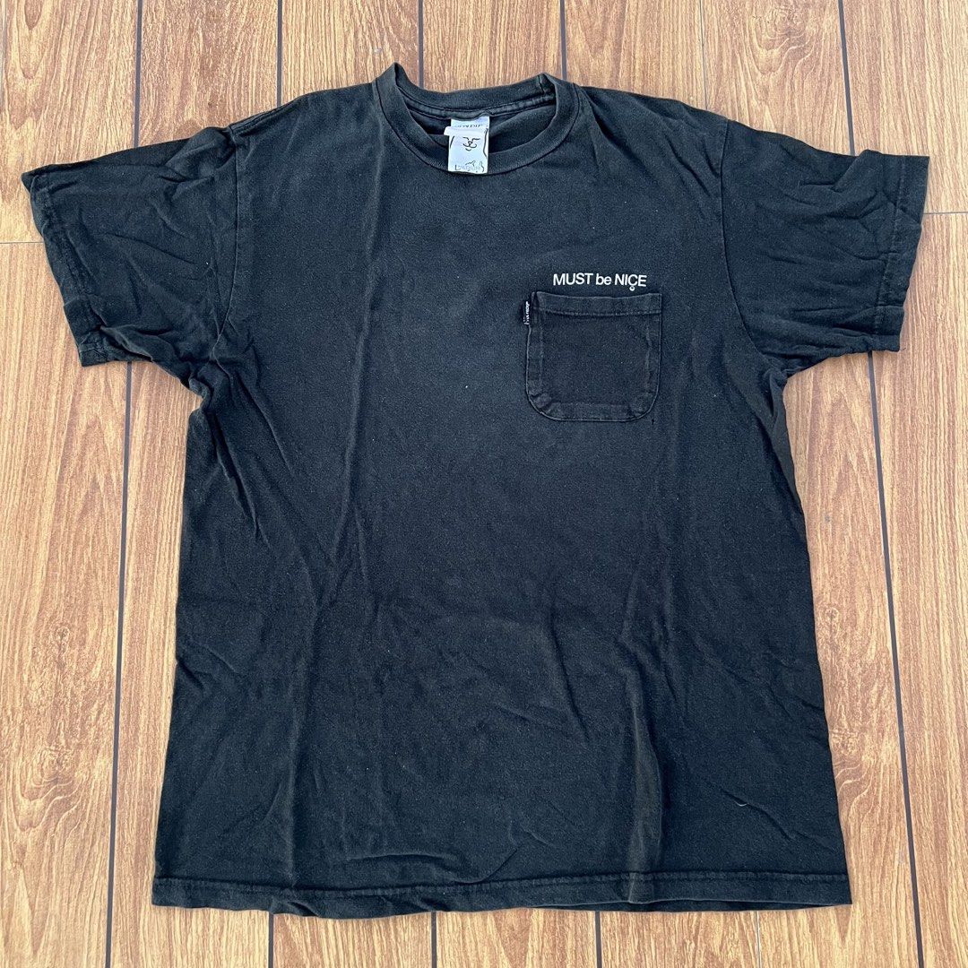 Ripndip Must Be Nice Tee (Category: Tshirts & Polo Shirts ) located in Cebu City. Submitted by luckyyfindss (Listing ID 1430579758, Image 1). Description: Ripndip Must Be Nice Tee Medium on tag Waist: 20.5 Length: 28 Flaws: 1 pinhole near pocket (need wash).