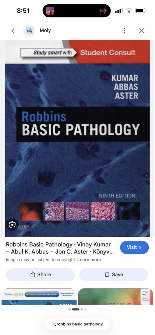 Robbins Basic Pathology (Category: Textbooks) located in Singapore. Submitted by carolncy (Listing ID 1430537589, Image 1). Description: .