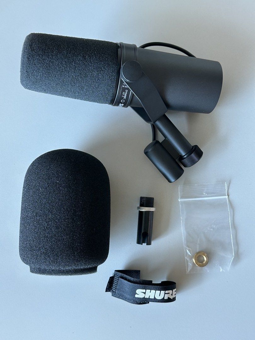 Shure SM7B Dynamic Microphone (Category: Microphones) located in Quezon City. Submitted by cerras (Listing ID 1430481514, Image 1). Description: AUTHENTIC & BARELY USED NEGOTIABLE Purchased from JG Superstore online RFS: Home is not conducive for recording with this (too loud in my home) .