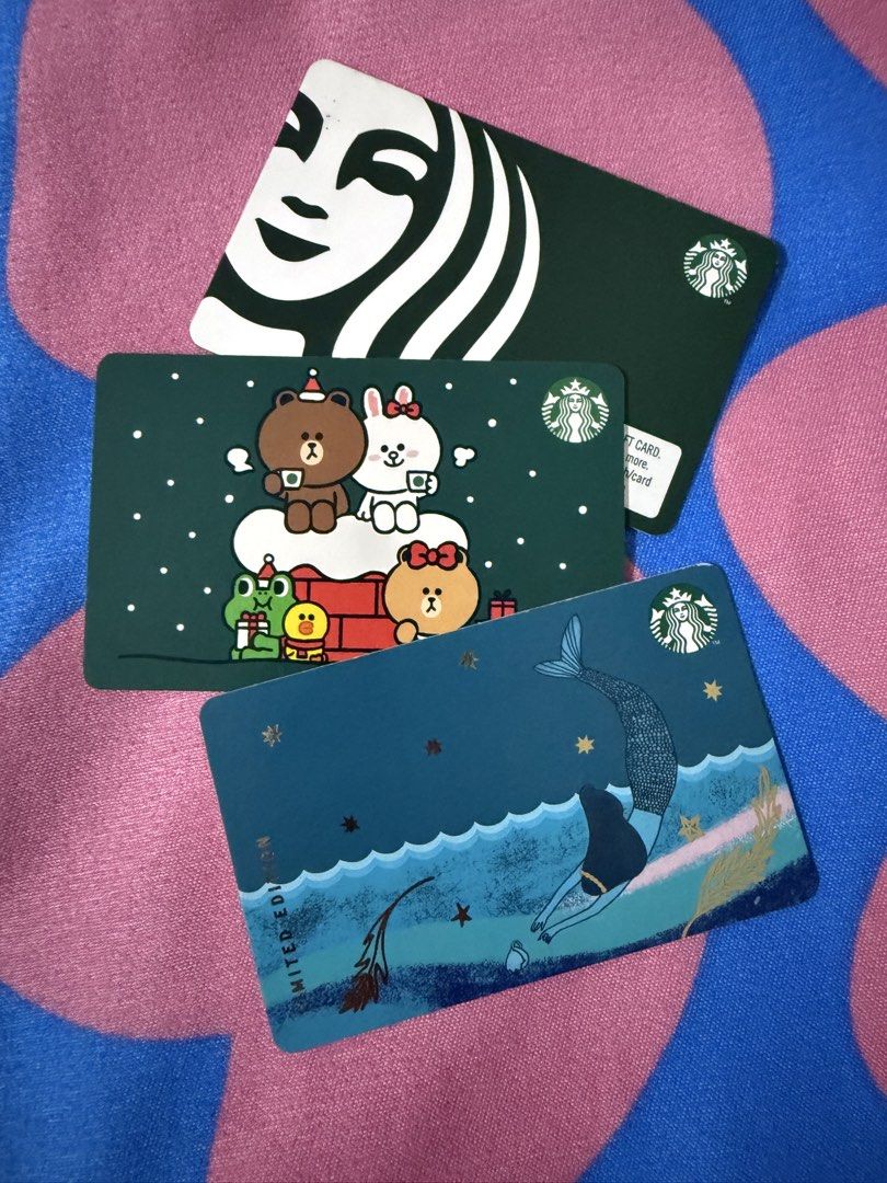Starbucks Gift Cards - Limited Edition Designs (Category: Vouchers) located in Meycauayan. Submitted by rhodzbantillo37 (Listing ID 1430544979, Image 1). Description: Take All SB paper card. No load For collection only.