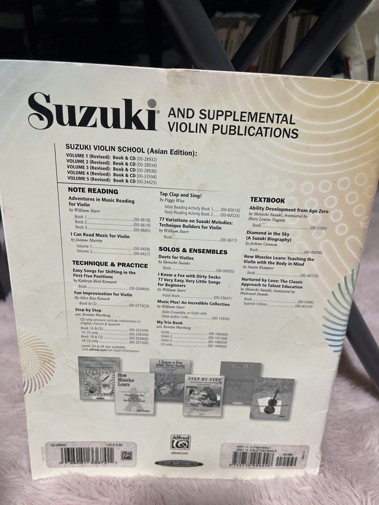 Suzuki violin school vol. 1, Hobbies & Toys, Music & Media, Music ...