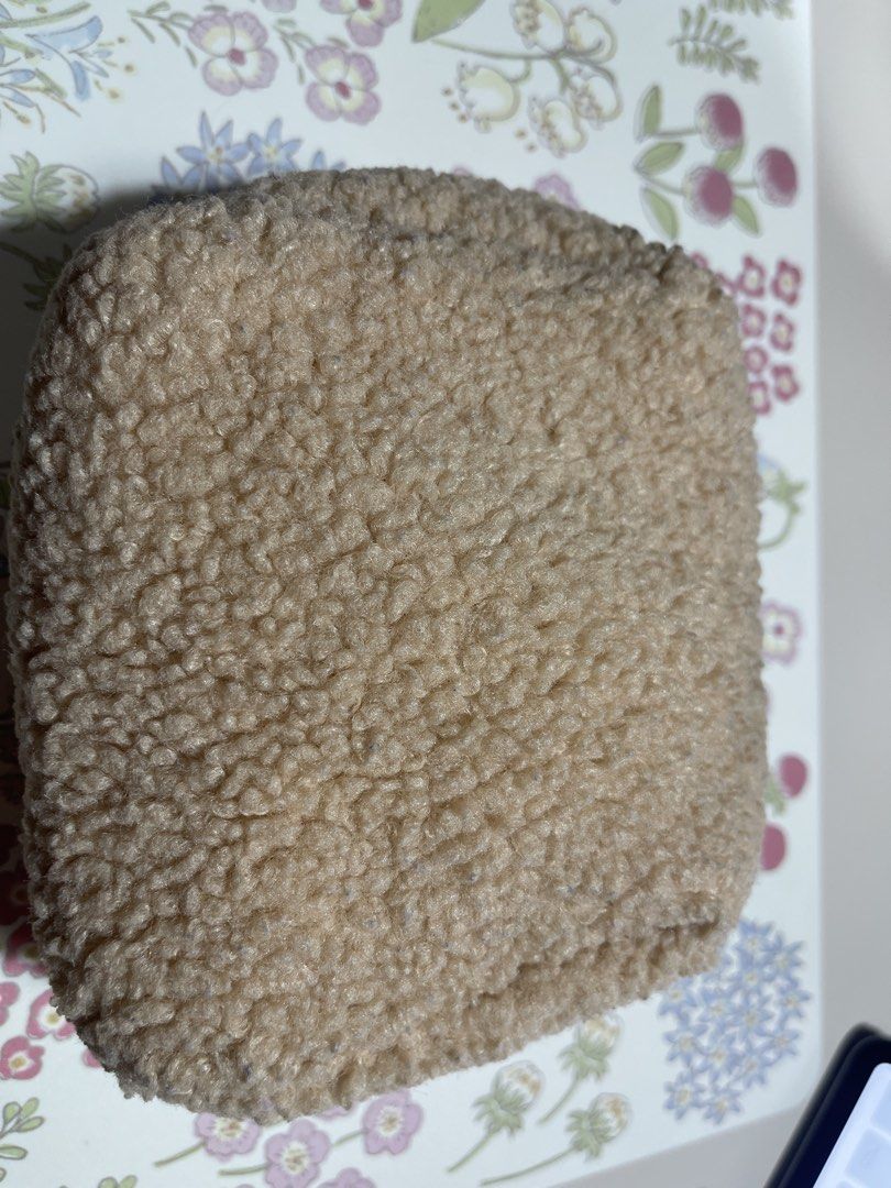 Teddy Pouch (Category: Makeup) located in Manila. Submitted by pattynginnga (Listing ID 1430585038, Image 3). Description: Sunnies Face Teddy Pouch / Cosmetic Bag A cute and roomy teddy-textured pouch from Sunnies Face in a neutral cream/beige tone. Perfect for makeup, skincare, toiletries, tech accessories, or everyday essentials. Details: - Soft teddy/fleece texture - Zip closure - Lightweight and roomy - Neutral color that goes with everything