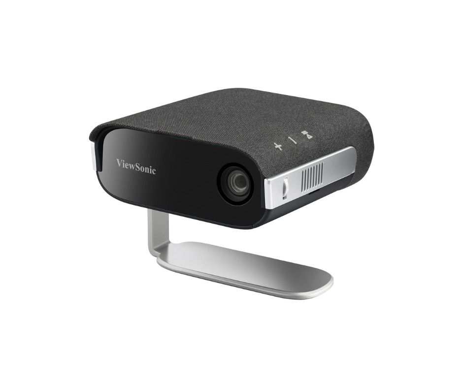 ViewSonic M1X Portable Smart LED Projector (Black) (Category: Projectors) located in Caloocan City. Submitted by wildowl.a9e81b (Listing ID 1430451816, Image 1). Description: ViewSonic M1X Portable Smart LED Projector (Black) Compact and versatile, the ViewSonic M1X is a smart portable LED projector designed for convenience and high-quality entertainment. It features built-in Harman Kardon speakers, a patented 3-in-1 smart stand for 360° projecti