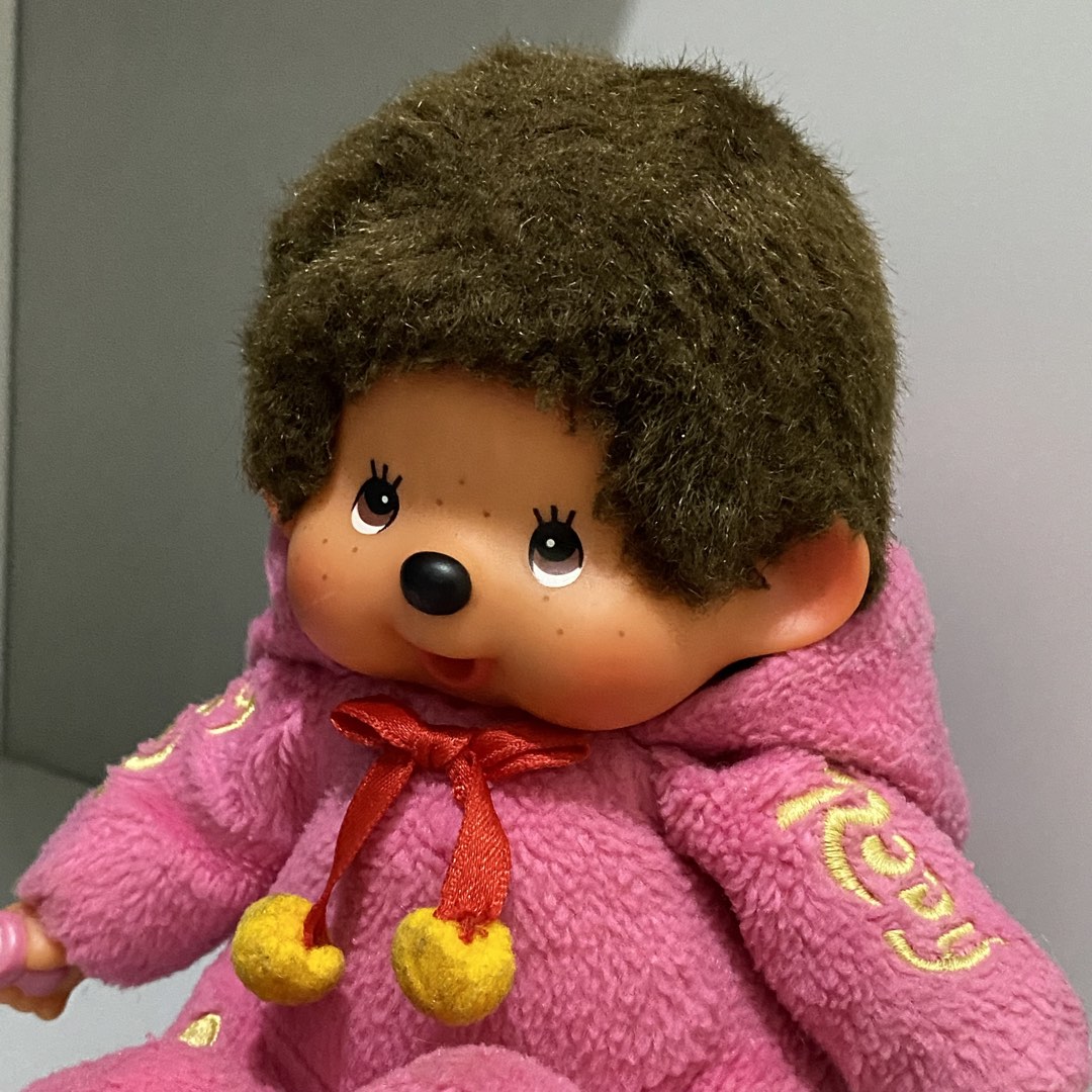 [Vintage] Monchhichi x Rody Pink Doll, Toys & Collectibles, Mainan di ...