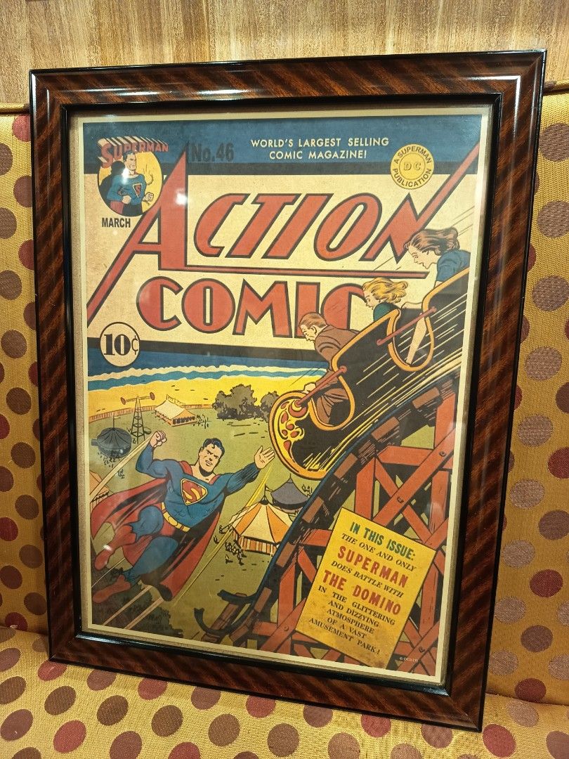 Vintage Retro Superman Framed Poster Artwork #6 (Category: Art & Prints) located in Makati City. Submitted by taditzantiqueandvintagestore (Listing ID 1430552212, Image 3). Description: Vintage Retro Superman Framed Poster Artwork #6 • Wooden & Glass Frame • 19" inches by 14" inches • Great Addition to your ManCave or GameRoom 880.00 pesos Each only Text or Call : ZeroNine22..Five33TwoThree45.. Makati Area :.