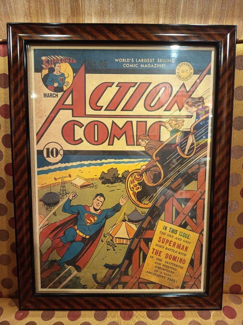 Vintage Retro Superman Framed Poster Artwork #6 (Category: Art & Prints) located in Makati City. Submitted by taditzantiqueandvintagestore (Listing ID 1430552212, Image 1). Description: Vintage Retro Superman Framed Poster Artwork #6 • Wooden & Glass Frame • 19" inches by 14" inches • Great Addition to your ManCave or GameRoom 880.00 pesos Each only Text or Call : ZeroNine22..Five33TwoThree45.. Makati Area :.