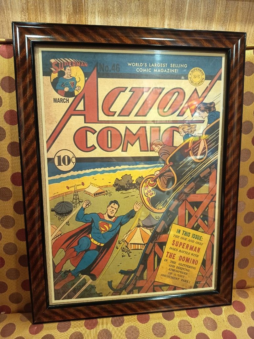 Vintage Retro Superman Framed Poster Artwork #6 (Category: Art & Prints) located in Makati City. Submitted by taditzantiqueandvintagestore (Listing ID 1430552212, Image 2). Description: Vintage Retro Superman Framed Poster Artwork #6 • Wooden & Glass Frame • 19" inches by 14" inches • Great Addition to your ManCave or GameRoom 880.00 pesos Each only Text or Call : ZeroNine22..Five33TwoThree45.. Makati Area :.