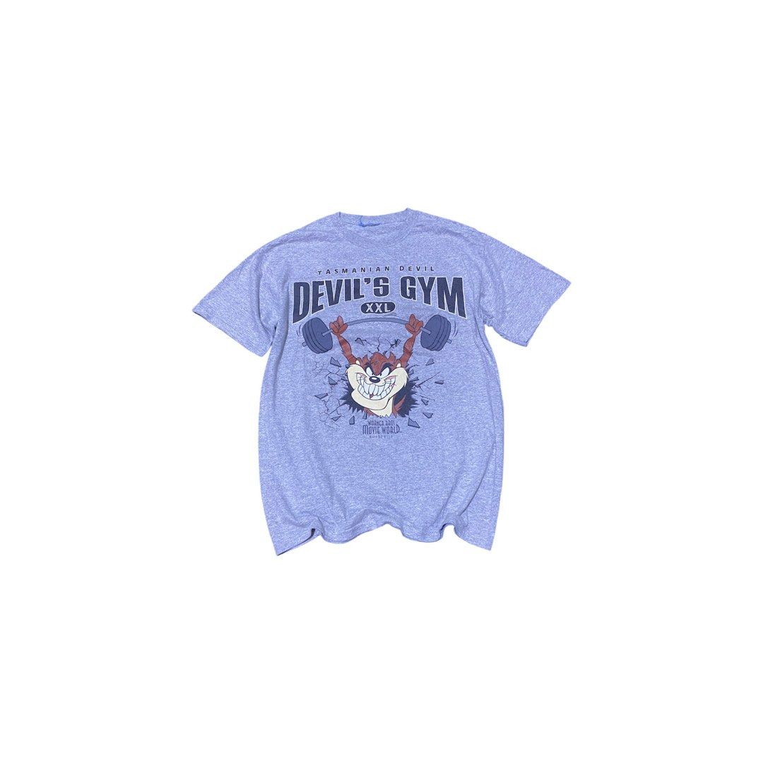 Vintage Tasmanian Devil Gym (Category: Tshirts & Polo Shirts ) located in Cebu City. Submitted by gummybearsworld (Listing ID 1430539392, Image 1). Description: Measurement Width 19.5" Length 27.5" Cut tag .