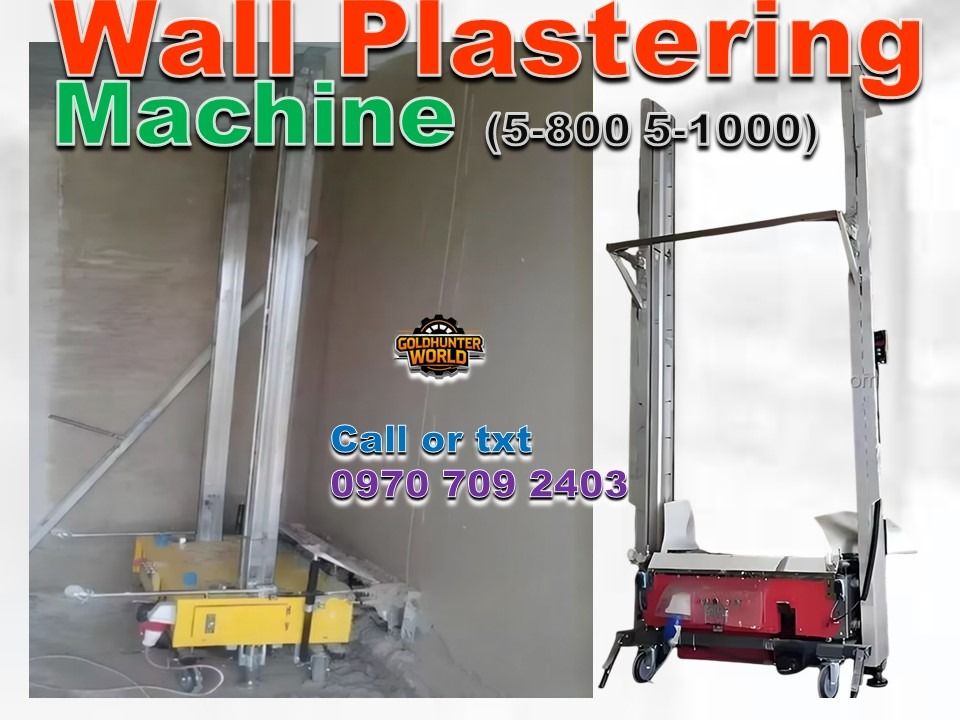 Wall Plastering Machine Automatic (5-800/5-1000) (Category: Construction Tools & Equipment) located in Pasig City. Submitted by ernalyn.22 (Listing ID 1430441841, Image 2). Description: WallPro Automatic Plastering Machine SmoothFinish Wall Plaster System AutoLevel Plastering Machine BuildCoat Wall Plaster Machine ProPlaster Vertical System Wall Plastering Machine (5-800 / 5-1000) 💰 Estimated Price 5-800: ₱277,200 + Shipping 5-1000: ₱294,000 + S