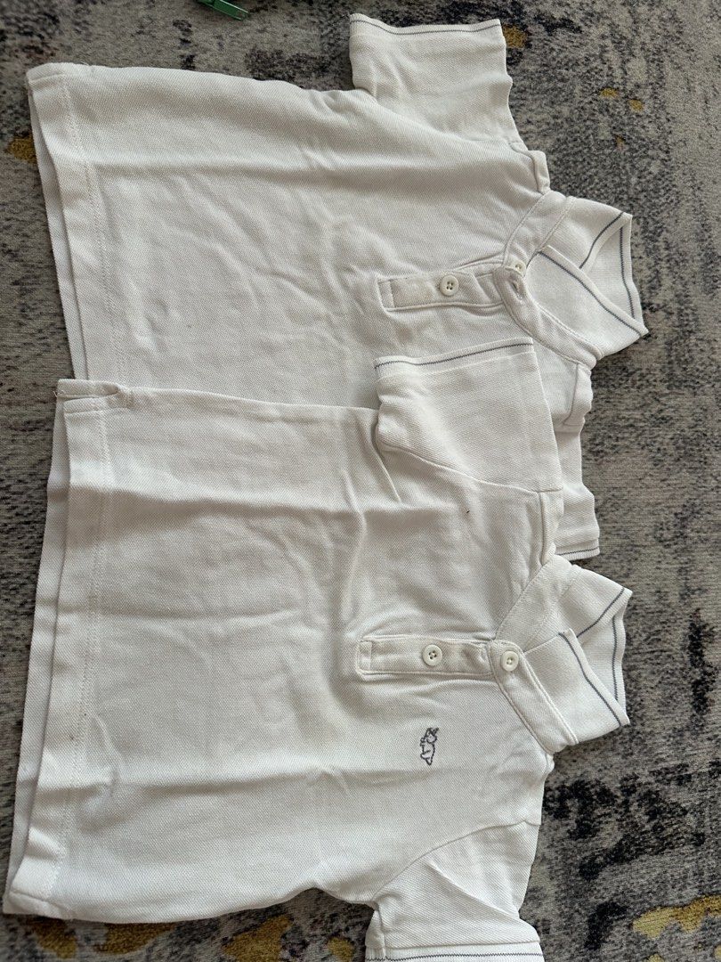 White Tiny Button Shirts (Category: Babies & Kids Fashion) located in Cheras. Submitted by mlyaysff (Listing ID 1430429375, Image 1). Description: RM20 each.