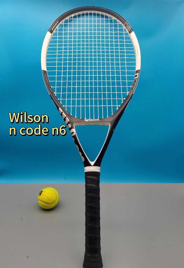 Wilson nCode N6 110 專業網球拍 (碳纖維)｜日本/歐美正貨｜輕量263g｜連新線新手膠｜即買即用, 運動產品, 運動與體育 ...