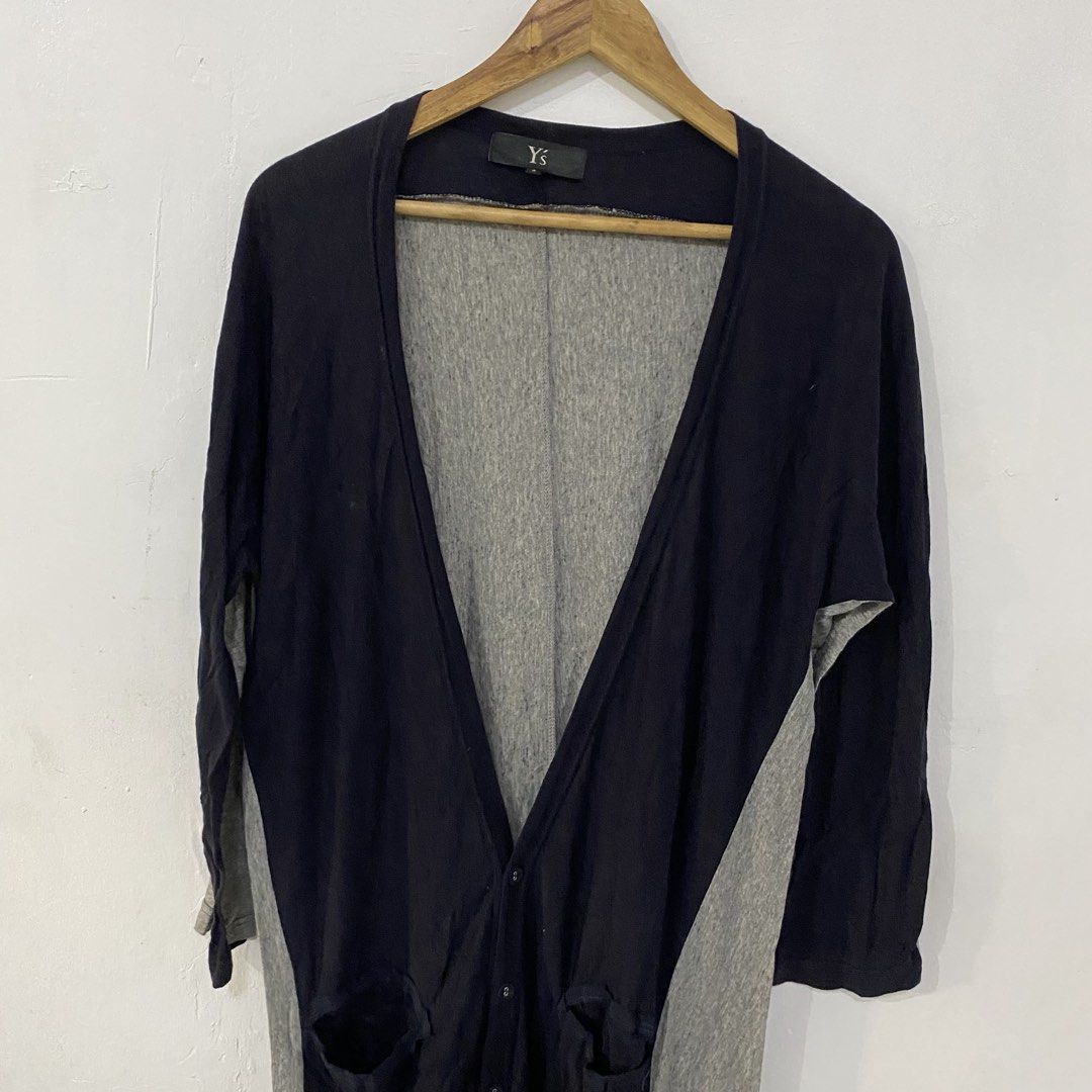 Ys - Yohji Yamamoto - Cardigan Dress (Category: Dresses) located in Las Pinas. Submitted by declutter_thing69 (Listing ID 1430527658, Image 2). Description: Ys - Yohji Yamamoto - Cardigan Dress Size : 2 - MEDIUM FLAT MEASUREMENTS Width : 20 inches length : 40 inches Shoulder to Sleeve : 25 inches 9/10 CONDITION 2 Tone 2 pouch Made in Japan .
