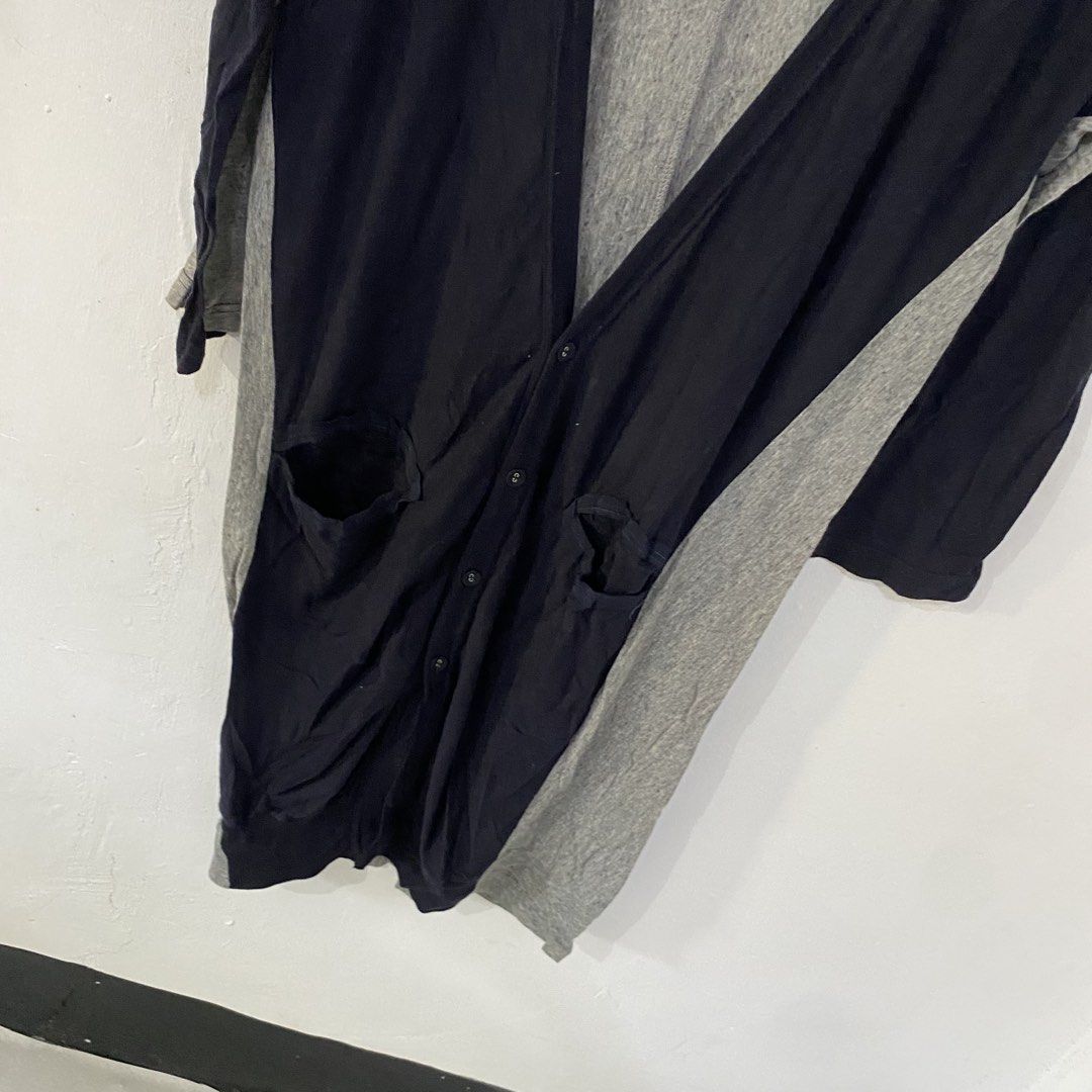 Ys - Yohji Yamamoto - Cardigan Dress (Category: Dresses) located in Las Pinas. Submitted by declutter_thing69 (Listing ID 1430527658, Image 3). Description: Ys - Yohji Yamamoto - Cardigan Dress Size : 2 - MEDIUM FLAT MEASUREMENTS Width : 20 inches length : 40 inches Shoulder to Sleeve : 25 inches 9/10 CONDITION 2 Tone 2 pouch Made in Japan .