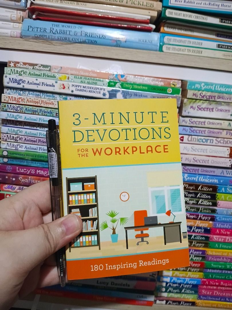 3-MINUTE DEVOTIONS FOR THE WORKPLACE (Category: Religion Books) located in Cagayan de Oro. Submitted by crome2024 (Listing ID 1430767076, Image 1). Description: .