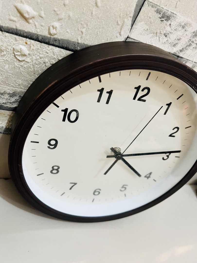Affordable IKEA TJALLA wall clock 25cm 😍👌 (Category: Clocks) located in Malolos. Submitted by afford.japan (Listing ID 1430677680, Image 2). Description: Affordable IKEA TJALLA wall clock 25cm 😍👌.