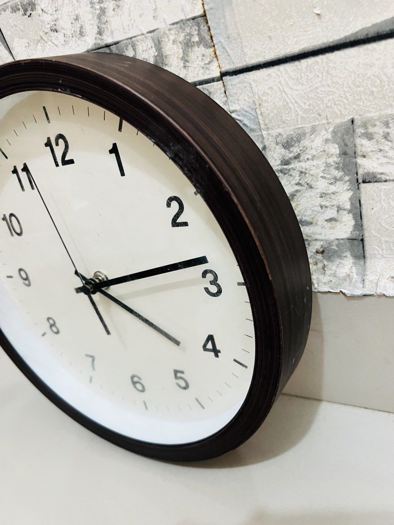 Affordable IKEA TJALLA wall clock 25cm 😍👌 (Category: Clocks) located in Malolos. Submitted by afford.japan (Listing ID 1430677680, Image 1). Description: Affordable IKEA TJALLA wall clock 25cm 😍👌.